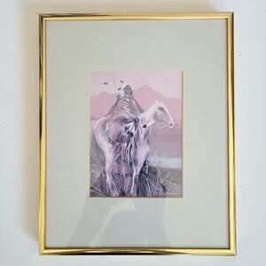 ''Warrior of River's Edge'' by Jim Prindiville framed print.